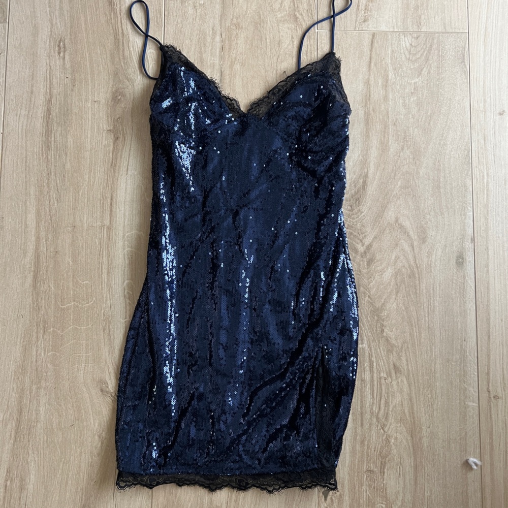 Motel rocks sequenced dress